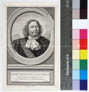 Porträt des niederländischen Admirals Egbert Bartolomeusz Kortenaer