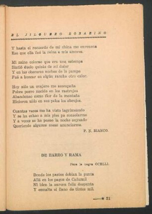De barro y rama