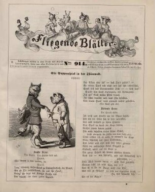 "Ein Puppenspiel in der Thierwelt"