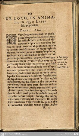 CAPUT XLI - XLVI