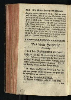 Das vierte Hauptstueck, von den Gnadenmitteln ueberhaupt