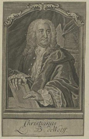 Bildnis des Christanus Wolff