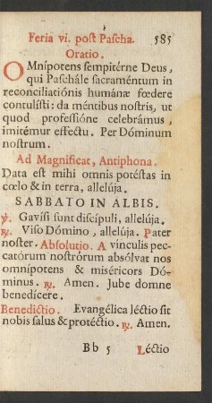 Sabbato In Albis
