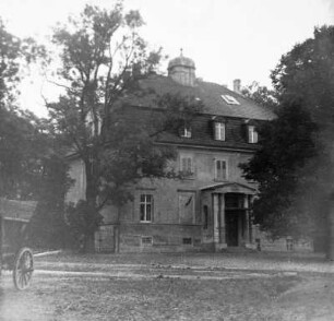 Ansicht eines Wohnhauses, vermutlich in Sachsen
