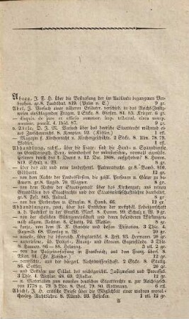 Bibliotheca juridica : oder Verzeichniss aller brauchbaren, in älterer und neuerer Zeit, besonders aber vom Jahre 1700 bis zu Ende des Jahres 1823 in Deutschland erschienenen Werke über alle Theile der Rechtsgelehrsamkeit und deren Hülfswissenschaften, mit Einschluss der Diplomatie, Polizei- und Cameral-Wissenschaft ; nebst einem Materienregister