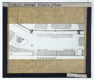 Moskau, Roter Platz : Plan