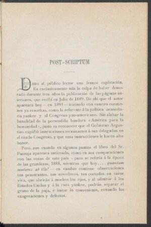 Post-scriptum