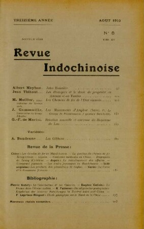 Aout 1910. No. 8