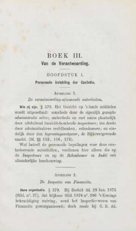 Afdeeling 1. De verantwoording-afnemende autoriteiten