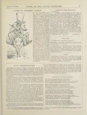 A poke at president Lincoln