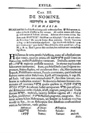 CAP. III. DE NOMINE.