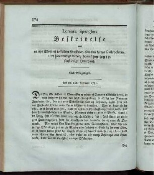 Beskrivelse over en nye Slaegt af toskallede Muskeler....
