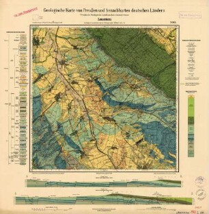 [3722] Lauenau, Geologische Karte von Preußen und benachbarten deutschen Ländern