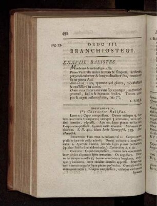 ORDO III. Branchiostegi.