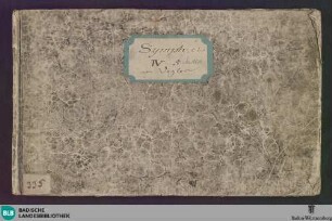 Symphonies - Don Mus.Ms. 1968 : C; SchV 164