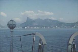 Reisefotos Brasilien. Rio de Janeiro. Stadtansicht vom Passagierschiff Cap Arcona in der Guanabara-Bucht