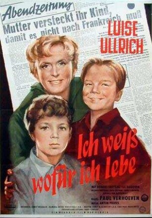 Ich weiß, wofür ich lebe