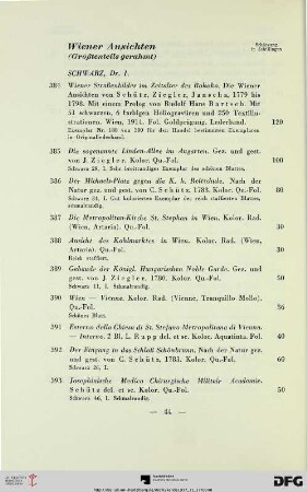 Wiener Ansichten (Nr. 384-410)