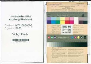Entnazifizierung Elfriede Viola , geb. 07.04.1886 ()