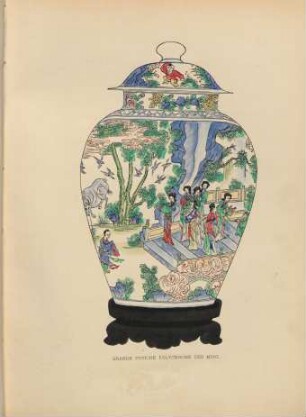 Grande potiche polychrome des Ming