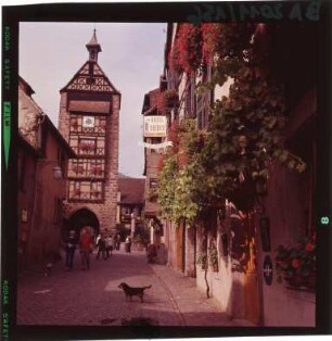 Das Stadttor Dolder in Riquewihr