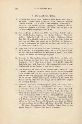 2. Die eigentlichen Pläne