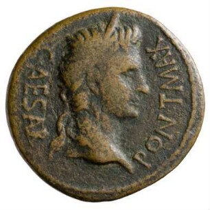 Münze, As, 15 - 10 v. Chr.