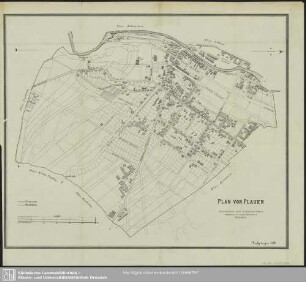 Karte : Plan von Plauen