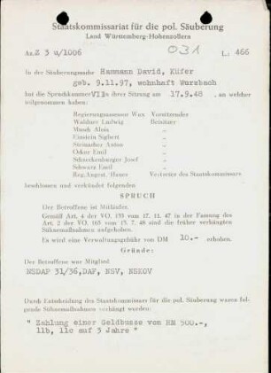 Hammann, David