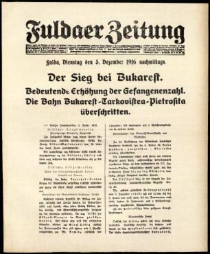 Ausgabe vom Dienstag, den 05. Dezember 1916.