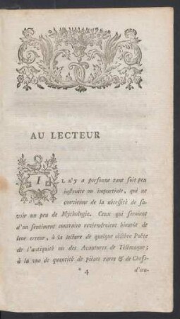 Au lecteur
