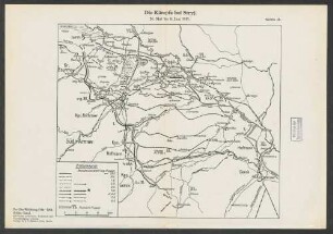 Skizze 18. Die Kämpfe bei Stryj. 26. Mai bis 8. Juni 1915.