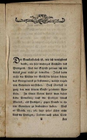 [Geschichte der moralischen Behandlung eines Kranken]