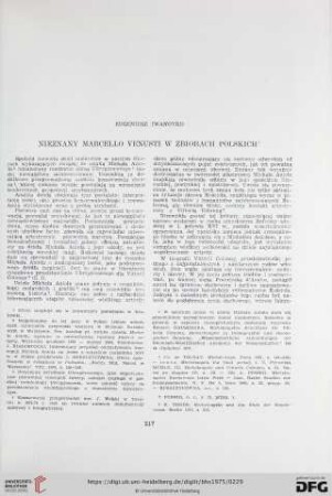 Nieznany Marcello Venusti w zbiorach polskich