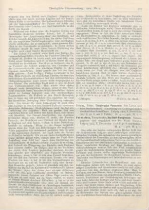 270-273 [Rezension] Paracelsus, Theophrastus, Das Buch Paragranum