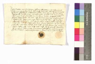 Dietrich von Berlichingen: Schuldbrief.