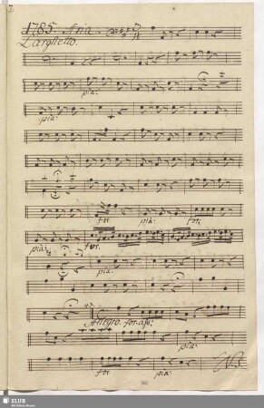 1785. Aria: Mirate il mio sembiante / Fabrizi, V.