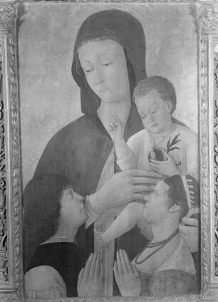 Maria mit dem Kind und einem Stifterpaar