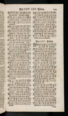 119-140, Der LXV. Psalm. - Der LXXII. Psalm.