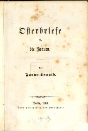 Osterbriefe für die Frauen