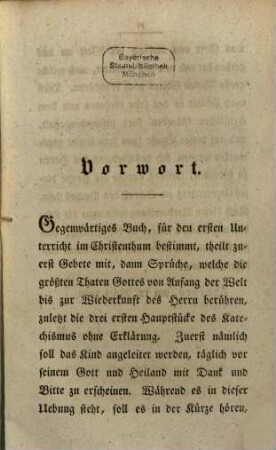 Sprüche, Lieder und Katechismus für die Kleinen