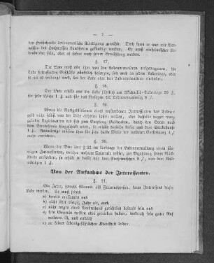 Von der Aufnahme der Interessenten.