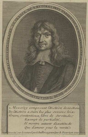 Bildnis des Francois Eudes de Mezeray