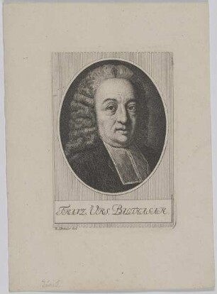 Bildnis des Franz Urs Balthasar