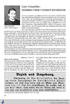 Näheres über unseren Einsiedler.