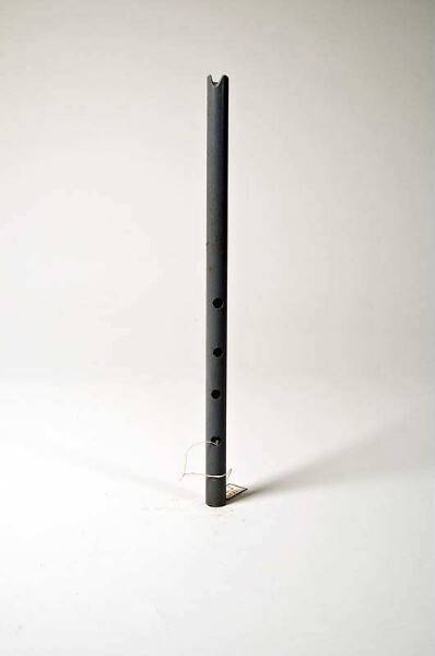 open longitudinal flute with finger holes