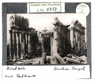 Baalbek: Bacchus-Tempel