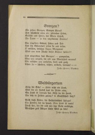 Weltbürgertum