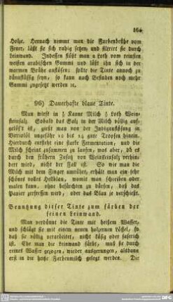 96. Dauerhafte blaue Tinte
