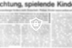 Achtung, spielende Kinder